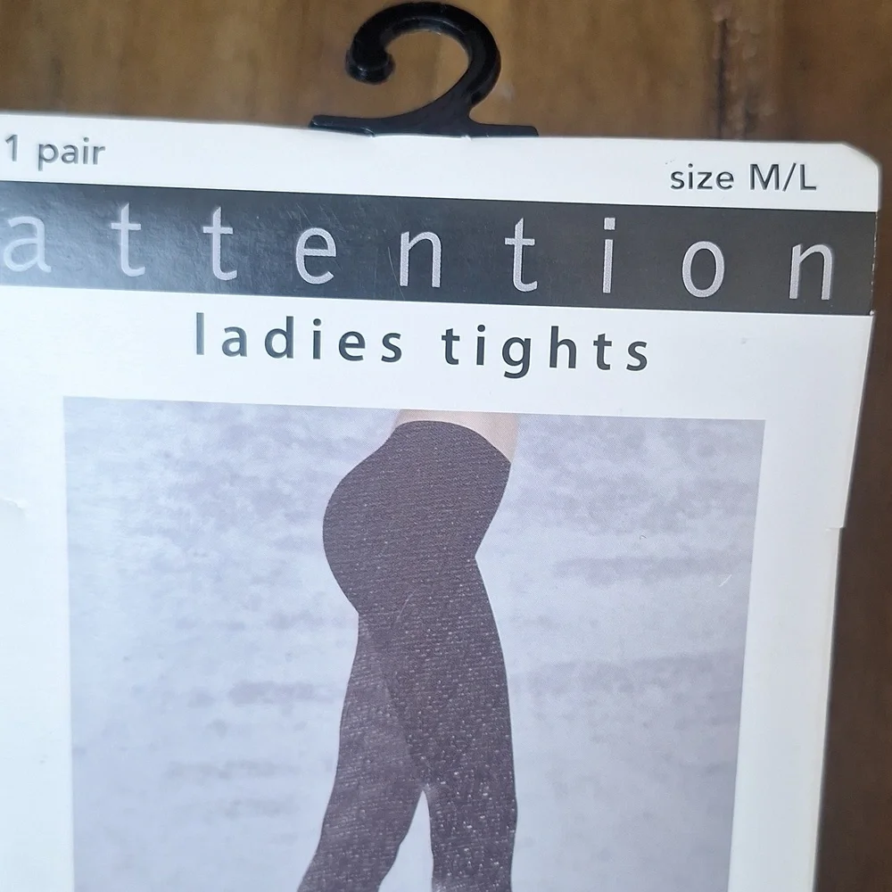 🎁Attention Black Sparkle Tights Size M/L